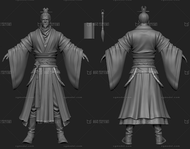 3d打印，褶皱，zb文件，zb雕刻，影视...