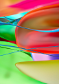 3D abstract background CGI Colourful  glass Keyvisual luxury swirl wallpaper