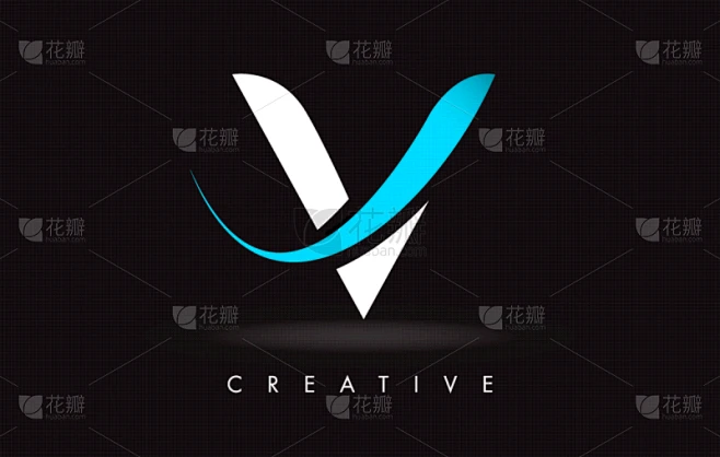 品牌名称,英文字母V,图标,创造力,商务,文字,干净,概念,设计素材-花瓣网