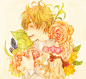 【かえこ】花と少年