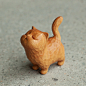 猫系列木雕六款已完工... - @元也先生的微博 - 微博