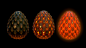 Stylized dragon's eggs, SD materials 龙蛋