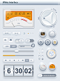Tablet/Phone UI set - White