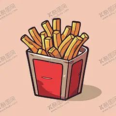 西式美味炸薯条矢量卡通简笔画 【酷图网】西式,西餐,美食,薯条,肯德基,麦当劳,食物,番茄酱,矢量,免抠,卡通,快餐,插画,可爱,美味,炸薯条,炸土豆,简笔画