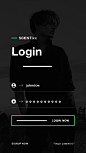 Scentixx login ui design ios app ux: 