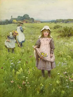 插画｜William Affleck，威廉·阿弗莱克（1869~1943），是一位英国风景画家，曾绘制大量风景画，尤其是夏代尔的小屋。 ​​​​