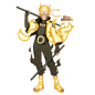 Naruto Shippuden|Naruto Uzumaki (Six Paths Mode) by iEnniDESIGN