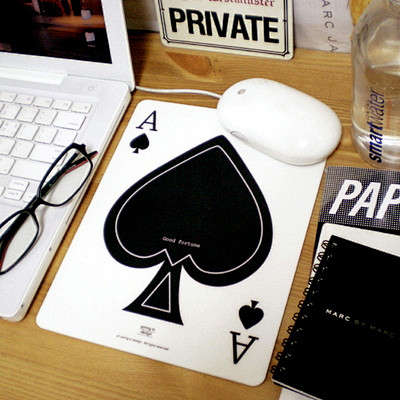 扑克牌无限创意鼠标垫