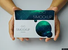 精致办公名片贴图样机
