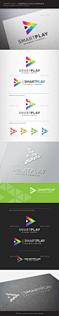 Smart Play Logo  #broadcast company #smart tv • Download ➝ https://graphicriver.net/item/smart-play-logo/8061604?ref=pxcr: 