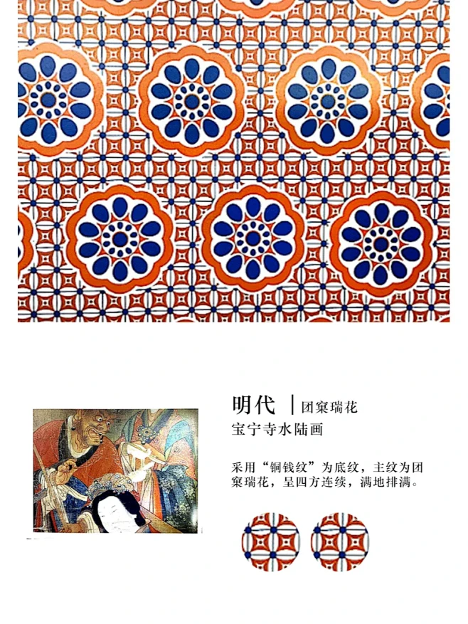 中式传统纹样•钱纹•宋锦底纹
