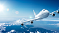 blue-plane-clouds