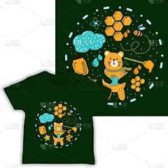 纺织品,四方连续纹样,衬衫,式样,蜜熊,可爱的,泰迪熊,野生动物,雪,壁纸