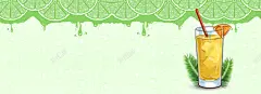 夏季解渴橙汁饮品柠檬茶banner海报高清素材 页面 设计图片 免费下载 页面网页 平面电商 创意素材