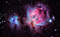Papéis de Parede Nebulosa de orion, estrelas, espaço roxo