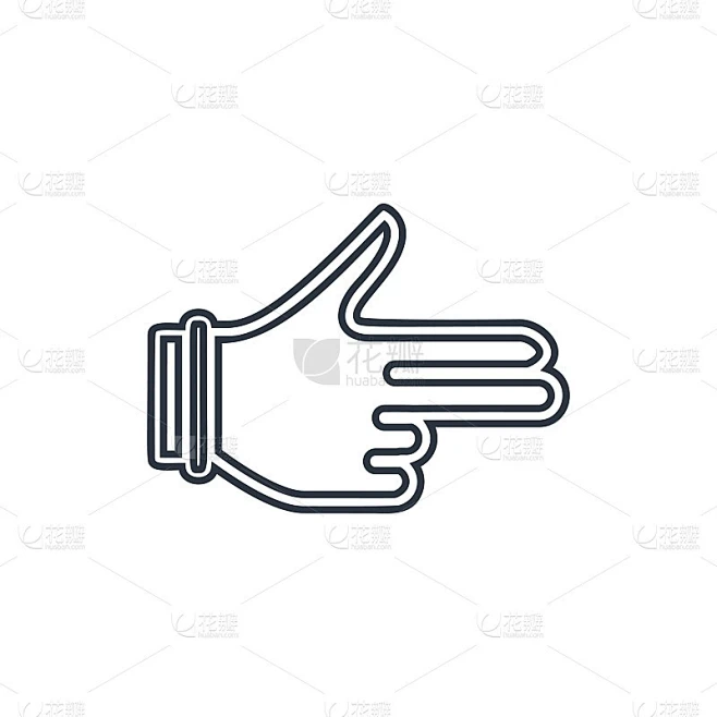 Hand vector icon - vector素材-花瓣网