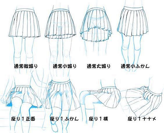 服饰画法（褶皱/明暗）
#绘画参考# #...