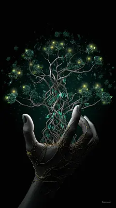 Midjourney_Prompts__Irandil_hand_entangled_with_ornate_floral_roots_black_backgroun_8309d796-9150-41aa-b6a1-938070f6c3cb_xpanx