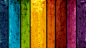 抽象的彩色复古纹理的彩虹/ 1920×1080壁纸