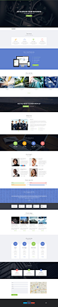 Sudzuki – Parallax Business Onepage PSD Template