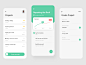 Project Management App flat uxdesign uidesign appdesign app minimal clean android ios ui