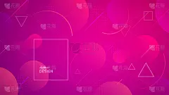液体动态背景为网站，登陆页面或业务演示。抽象的几何壁纸。面向社交媒体。时尚的波浪的形状。