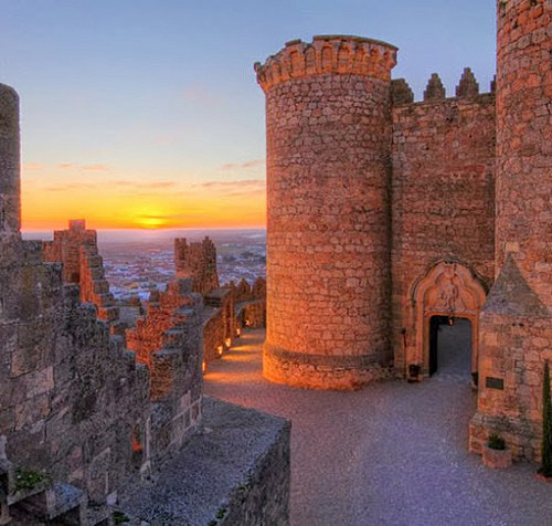 中世纪城堡，昆卡，西班牙