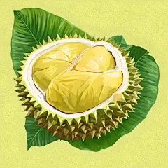 水果榴莲高清图片