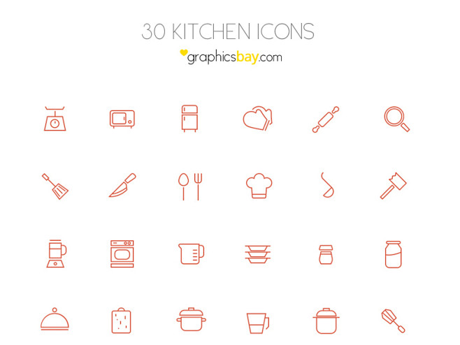 Freebie! 30 kitchen ...