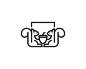 SquareSquirrel图标 松鼠 松果 抽象 黑白色 果实 线条 简约 商标设计  图标 图形 标志 logo 国外 外国 国内 品牌 设计 创意 欣赏