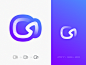 Camera + Arrow + Letter "G" Unused Logo gradient letter c widget app logo icon repeat letter g reply record play camera video icon review cycle loop arrow branding unused identity logo