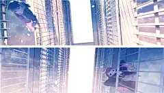 动漫日系插画低角度仰视角度壁纸图包 – ACG图包网