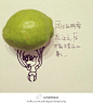 用水果组成绘画的一部分~有没有创意满满~图片via张皓宸