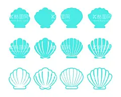 卡通贝壳  - 源文件下载【酷图网】线稿,精美,对称,贝壳,贝壳插画,卡通贝壳,可爱,小贝壳,素材,元素,插画,插图,图片,贝壳图案,海报素材,动物,手绘,贝壳元素,贝壳素材,简约,壁纸,简笔画,趣味,海洋生物,梦幻,海洋馆,海底世界,水族馆,扇贝,印花,儿童绘本,图案,图标,logo,标志,卡通,矢量,沙滩,海滩,海底生物,免扣