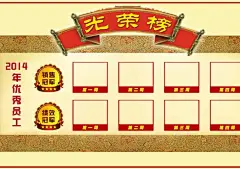 光荣榜,光荣榜,展板,优秀员工,cdr,黄色,精品展板,精品模板,模板素材,网,模板网站,模板下载编号1621943@北坤人素材
