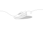 Iconic Sneakers : Some of the sneakers that marked our youth, drawn in continuous lines. Yay !