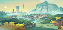 黎明救赎采集到建筑 树木 场景