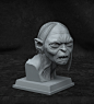 Gollum, Vilson Martins : Practicing some 3d modeling for print.