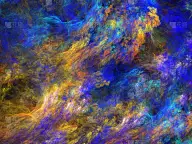 数字颜料从分形画布背景