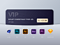 VIP card ux design ui