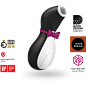 Satisfyer Pro Penguin : neues Button-Design: +/- Knopf
wasserdicht. Hautfreundl. Silikon
aufladbar inkl. USB-Ladekabel
11 Druckwellen-Programme
verbesserter Motor. Leiser
Der Satisfyer Pro Penguin - neue Generation hat sich für dich schick gemacht...