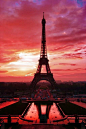 Sunset in Paris