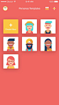 All personas grid view