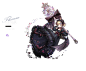 爆裂魔女 御纸的分享 角色原画 二次元 立绘 日系角色 日式角色 动漫