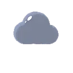 天气乌云下雨可爱手绘动态贴纸
