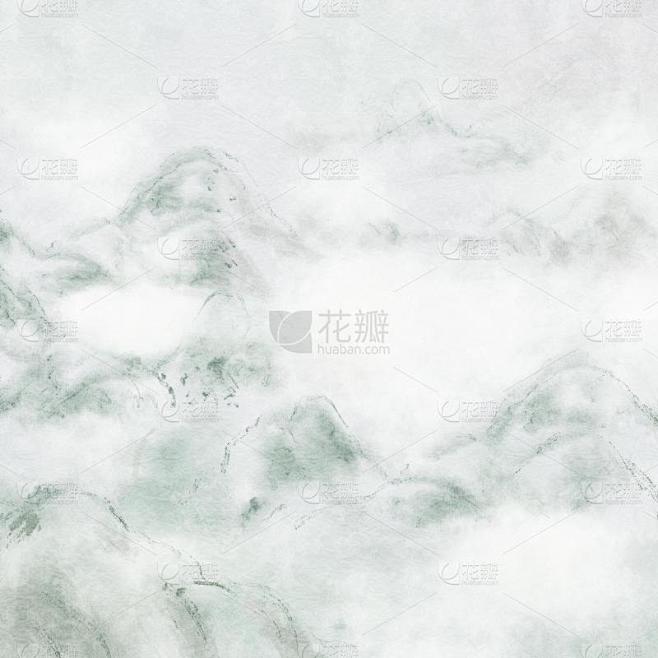 中国风-水墨画背景-山水背景