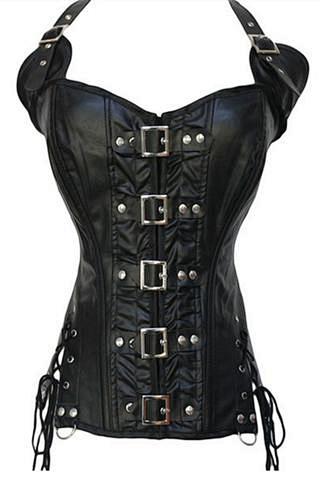 Black Gothic Halter ...