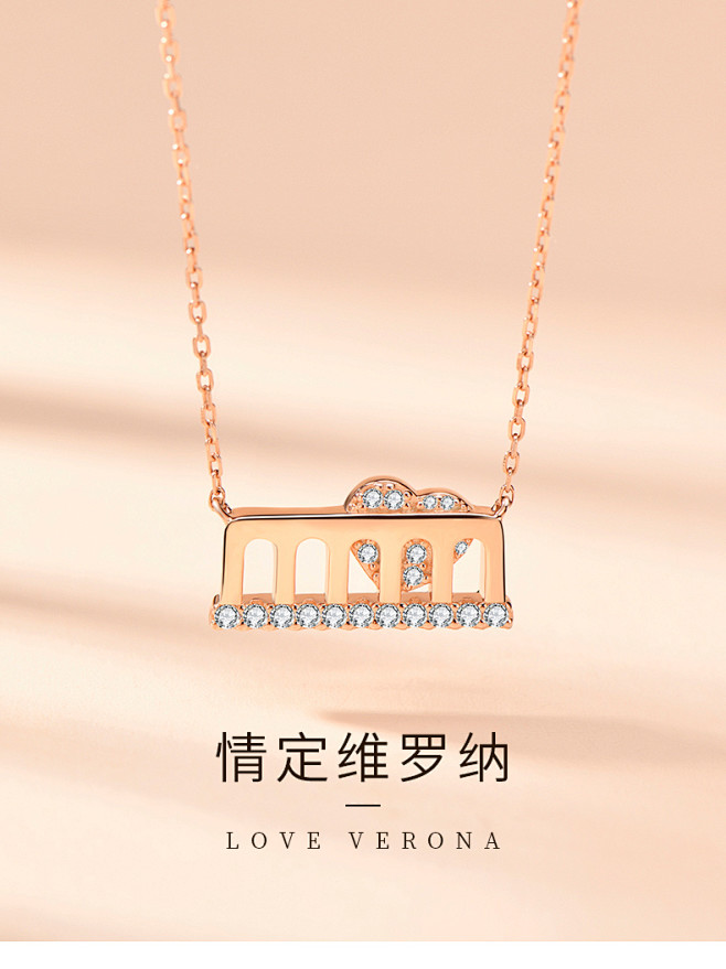 项链女纯银潮网红气质银锁骨链轻奢小众链子...