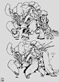 random mecha, David Sequeira : some random doodles