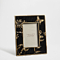 zara home专柜正品6寸长方形金色系列浮雕奢华欧式华丽相框-淘宝网